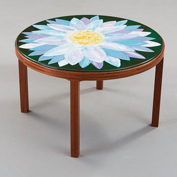 P TÖRNEMAN & HI-GRUPPEN, a mahogany and enamel table, Sweden 1971.