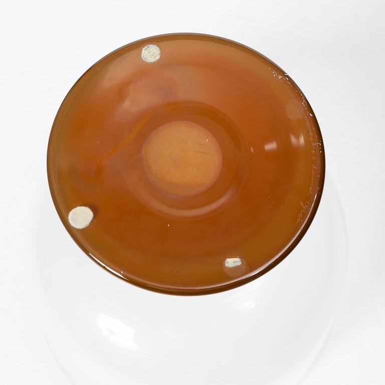 Gunnar Cyrén, pokalglas, "Popglas", Orrefors, 1967.