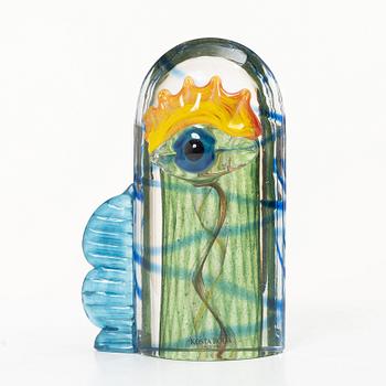Kjell Engman, a sculpture, Kosta Boda.