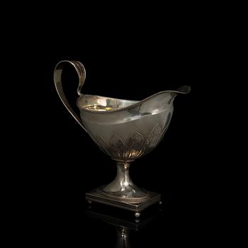 A LATE GUSTAVIAN MILK JUG, silver, Porvoo 1825, Isak Carlstedt. Weight 135 g.