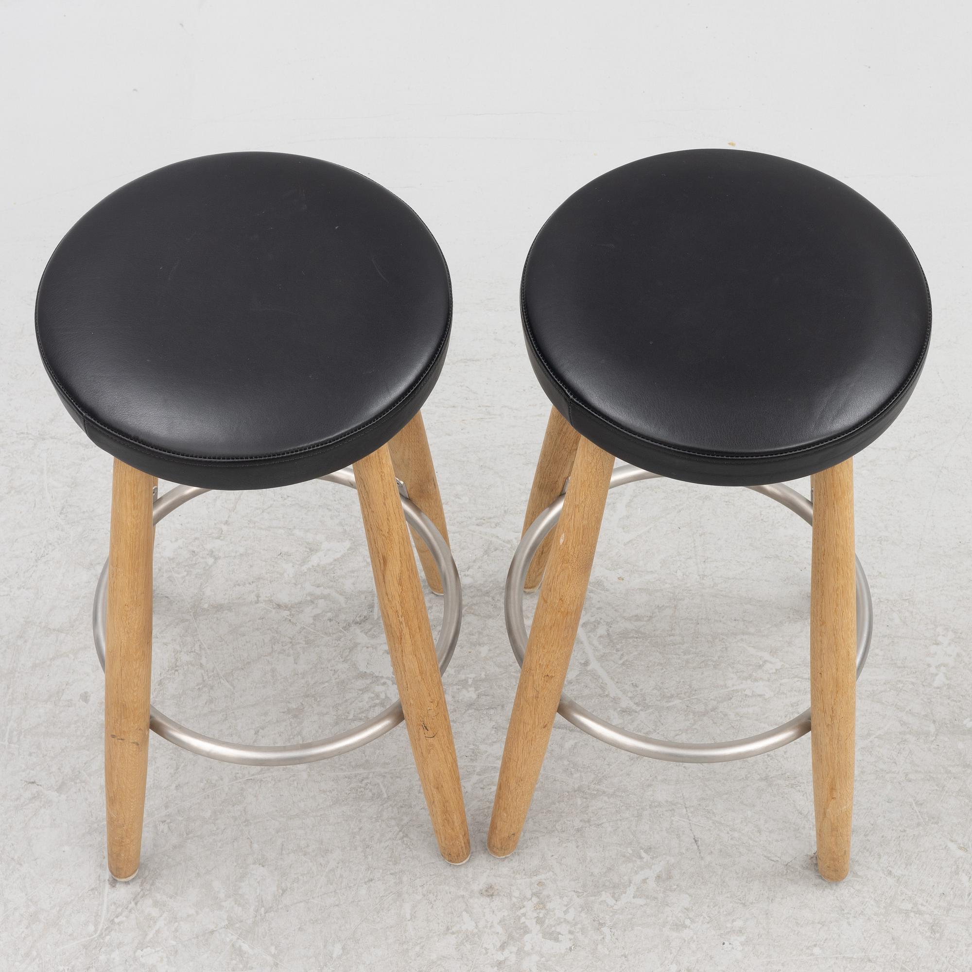 Hans J Wegner, barpallar, ett par, Carl Hansen & Son.