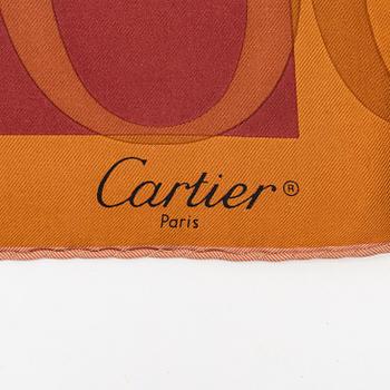 Cartier, scarf.