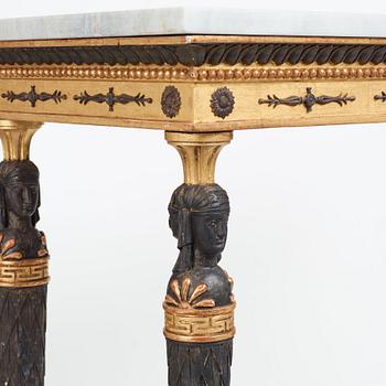 KONSOLBORD, Stockholmsarbete 1800-talets början, Sengustavianskt.