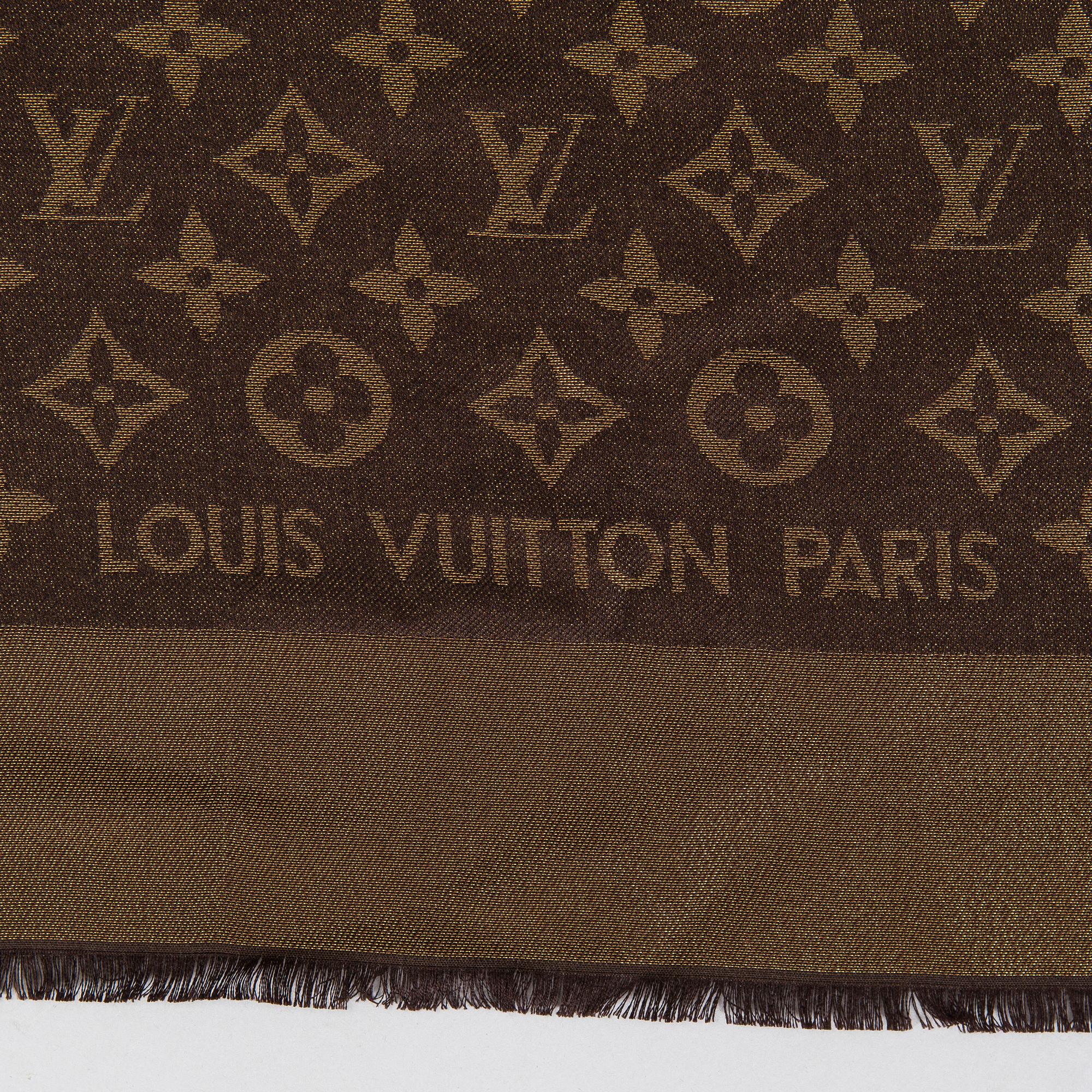 Louis Vuitton, huivi, "Monogram Shine Shawl".