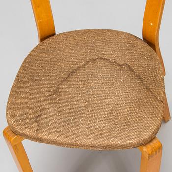 Alvar Aalto, pöytä "73" ja tuoleja, 4 kpl, malli 69, O.Y. Huonekalu-ja Rakennustyötehdas A.B. 1940-luku.