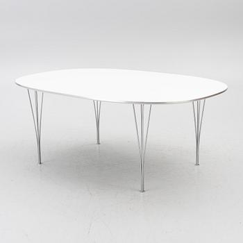 Bruno Mathsson, & Piet Hein, matbord, "Superellips", Fritz Hansen, Danmark, 1996.