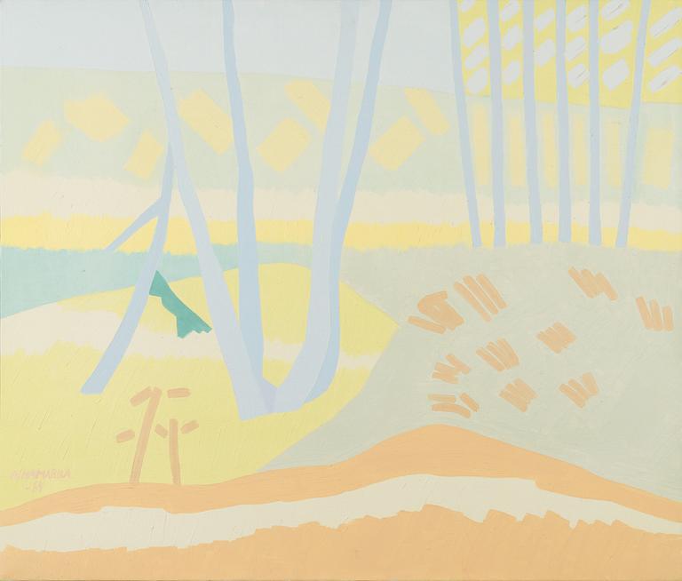HEIKKI HAMARILA, oil on canvas, signed and dated -84.