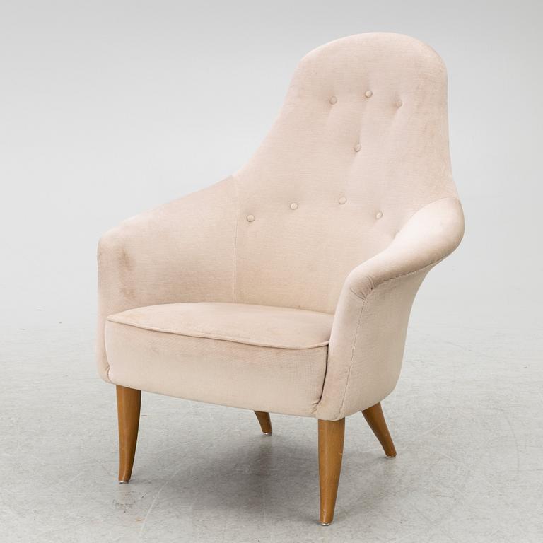 Kerstin Hörlin-Holmquist, a 'Lilla Eva' armchair, from the series 'Paradiset', Nordiska Kompaniet, Sweden, 1950's/60's.
