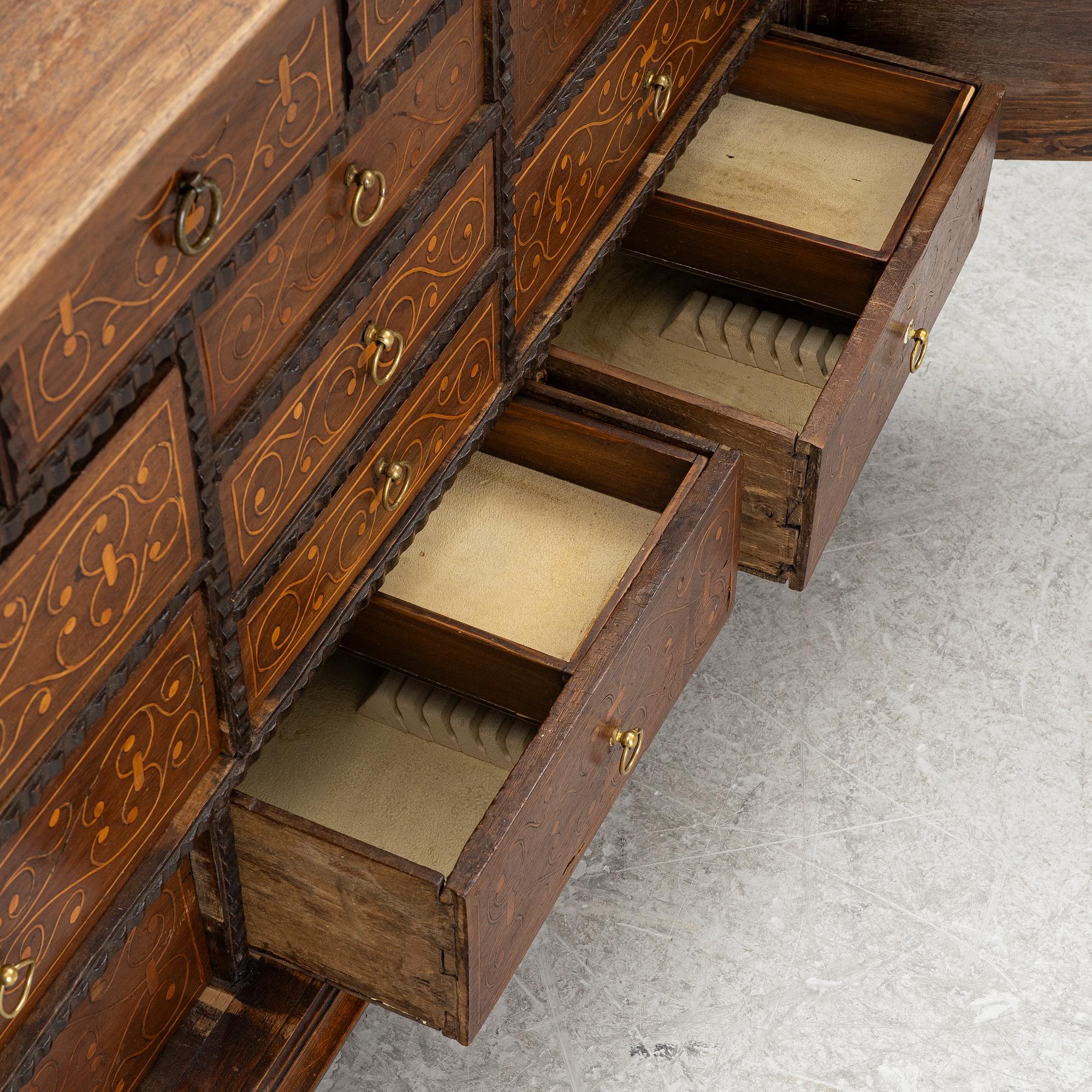 An 18th century cabinet.