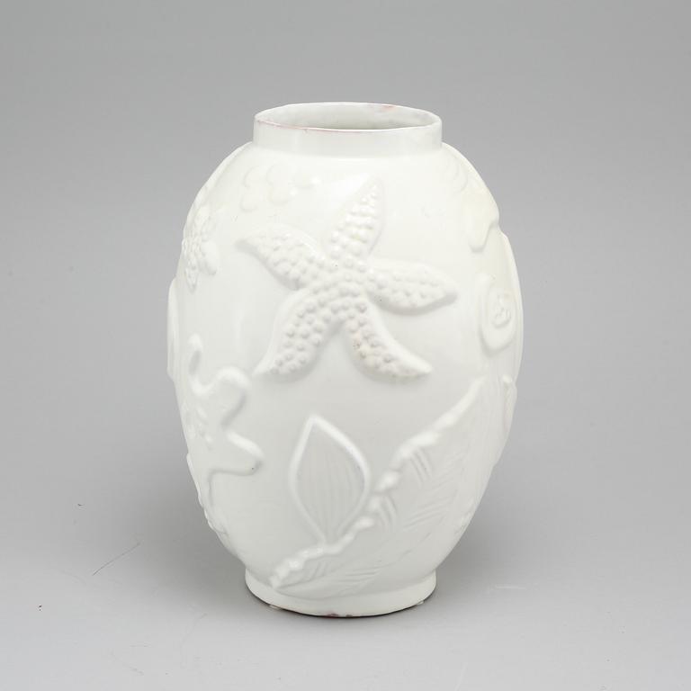 ANNA-LISA THOMSON, golvvas, lergods, Upsala Ekeby, 1940-tal.