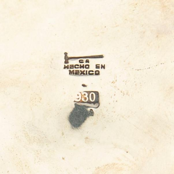 Skål silver (930)  Mexiko 1900-tal.