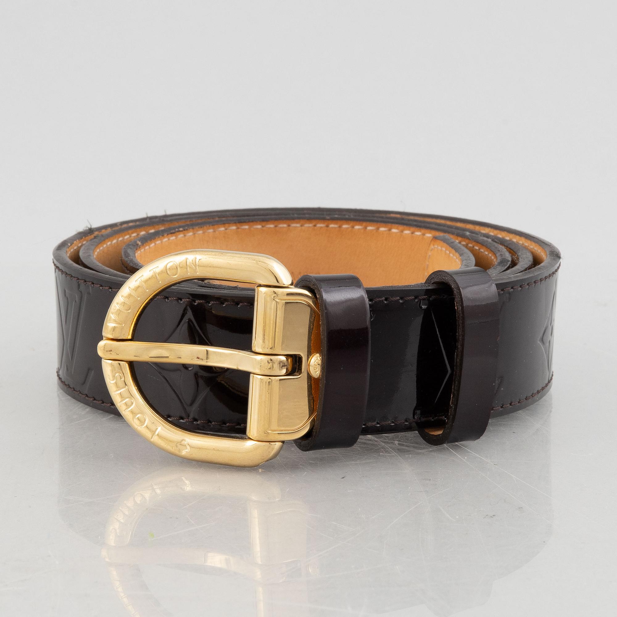 Louis Vuitton, a belt, size 90/30, 2009.