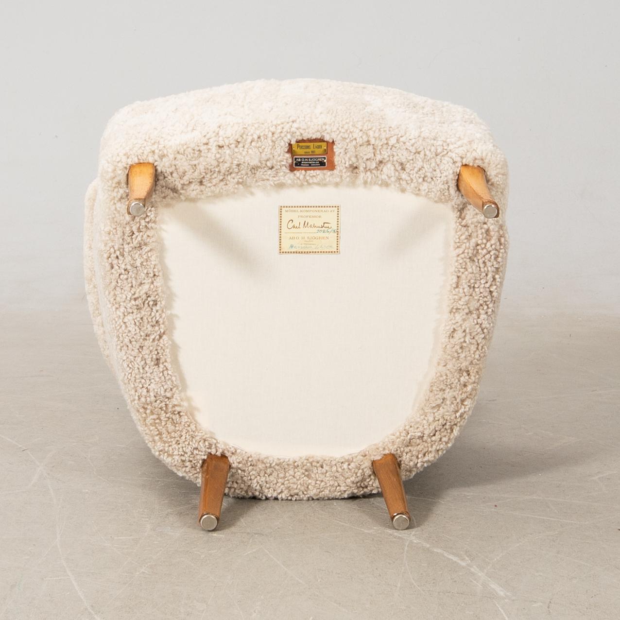 Carl Malmsten, armchair "Farmor", second half of the 20th century.
