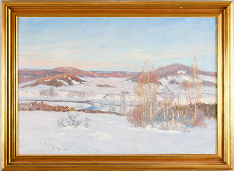 ANTON GENBERG, olja på duk, signerad. 89 x 62 cm.
