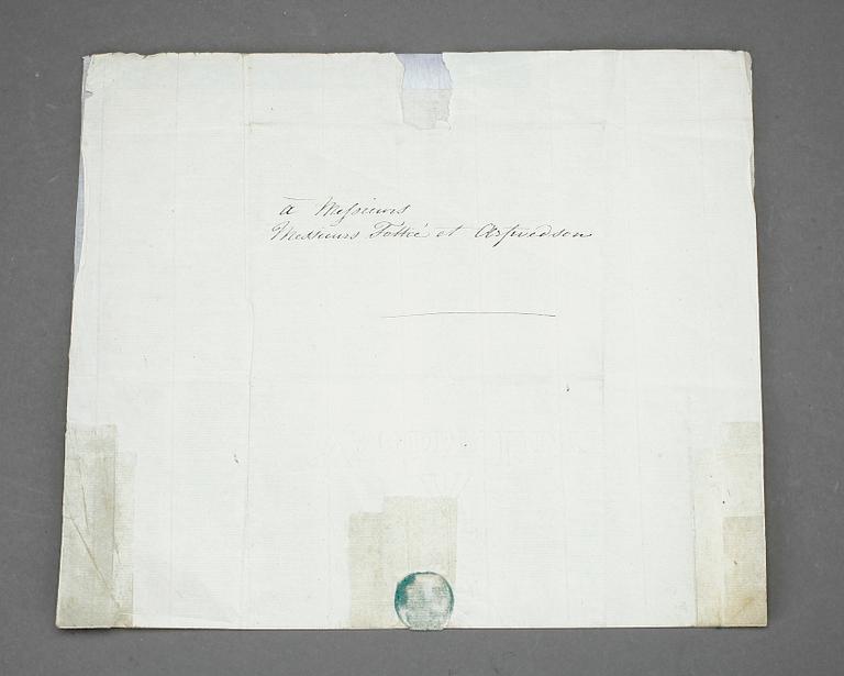 MADAME DE STAËL, GERMAINE NECKER(1766-1817), brev, sign o dat 1813.