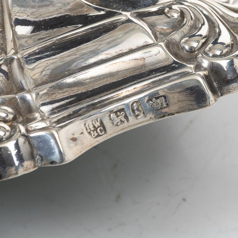 Candelsticks, a pair, silver, Sheffield 1833-34, mark of possibly Henry Wilkinson & Co.