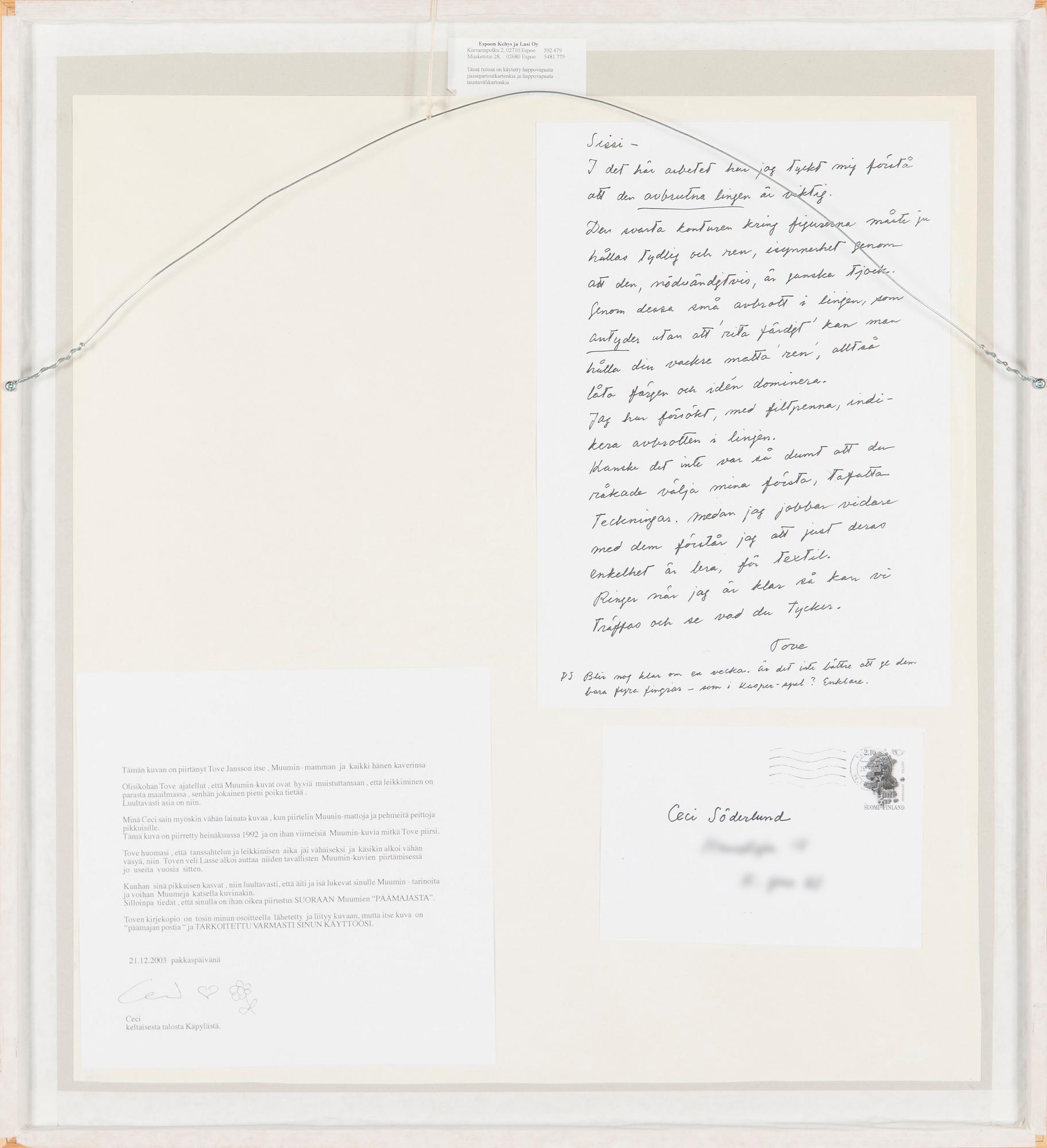 Tove Jansson, Muminmotiv.