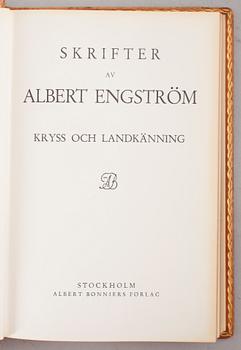 BÖCKER: Albert Engströms Samlade Verk, Bonniers 1952, 15 volymer.