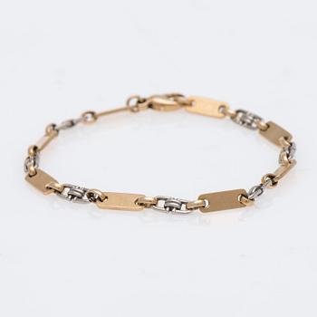 ARMKED, 14K guld och vitguld.