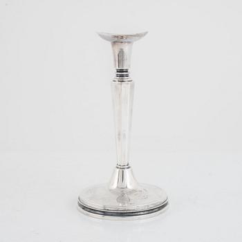 Candlesticks, 2+1 pcs, silver, including Ceson, Gothenburg 1964.