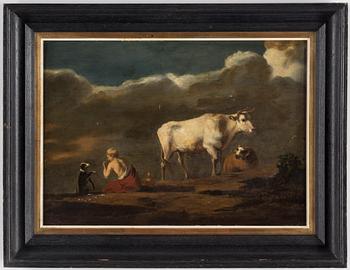 DUTCH SCHOOL 18th century, oil on panel, signed and dated 1796.