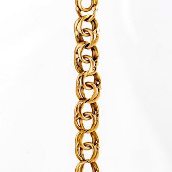 Armband 18K guld Bismarck-länk Stockholm 1952.