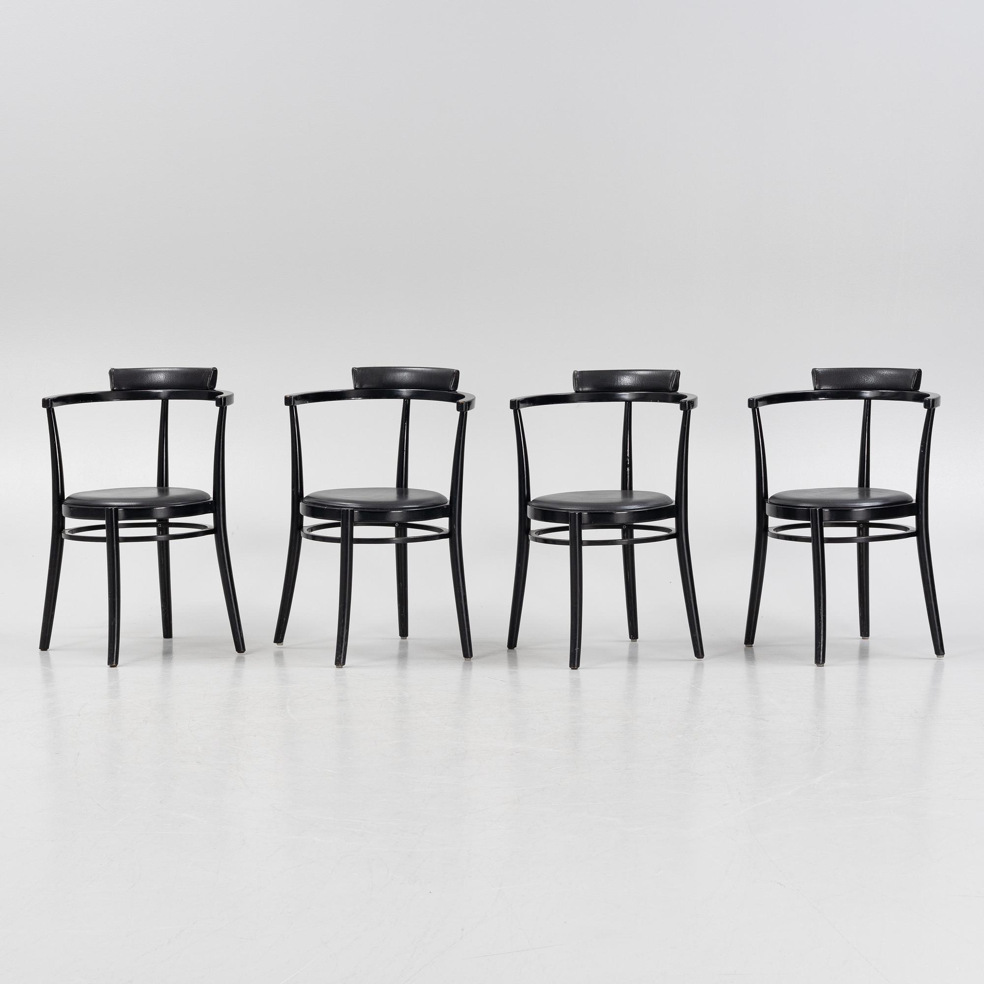 Åke Axelsson, four 'Bohem' chairs, Gemla, Sweden, 1989.