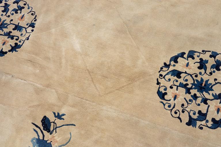 Rug, China, "antique finish", modern, 363x280 cm.