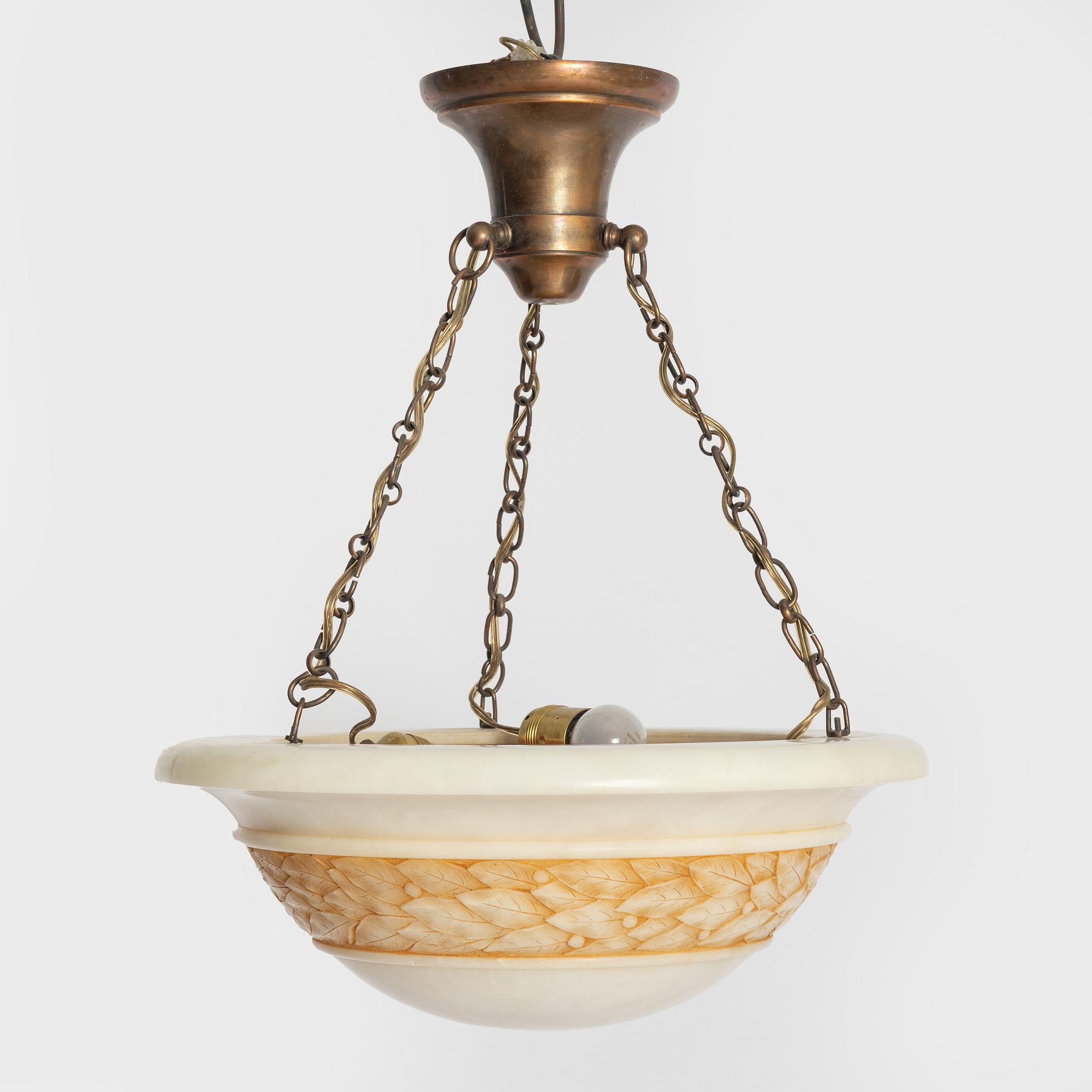 A ceiling lamp, 1920s.