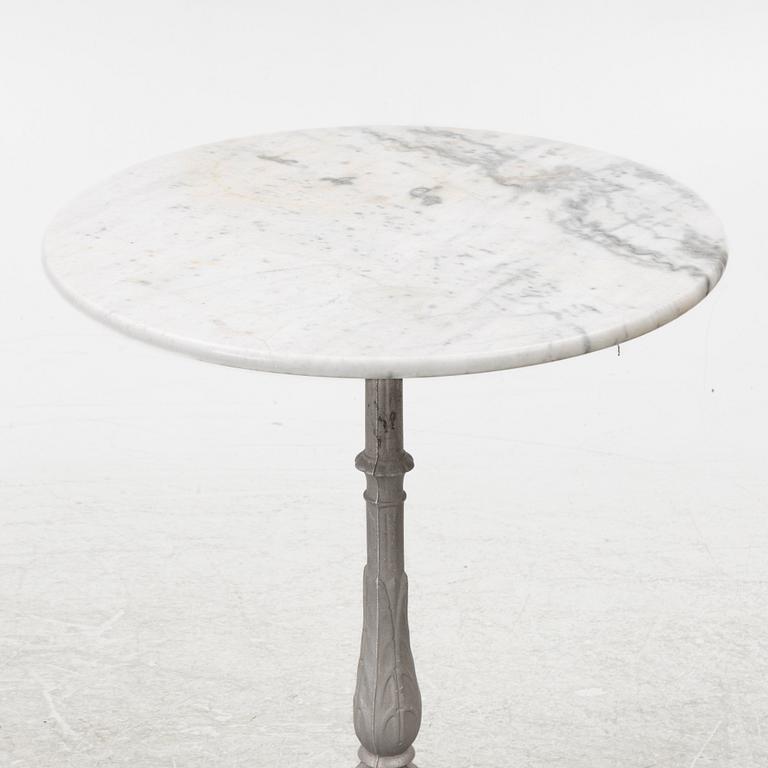 A café table, Byarums Bruk, Vaggeryd, contemporary production.