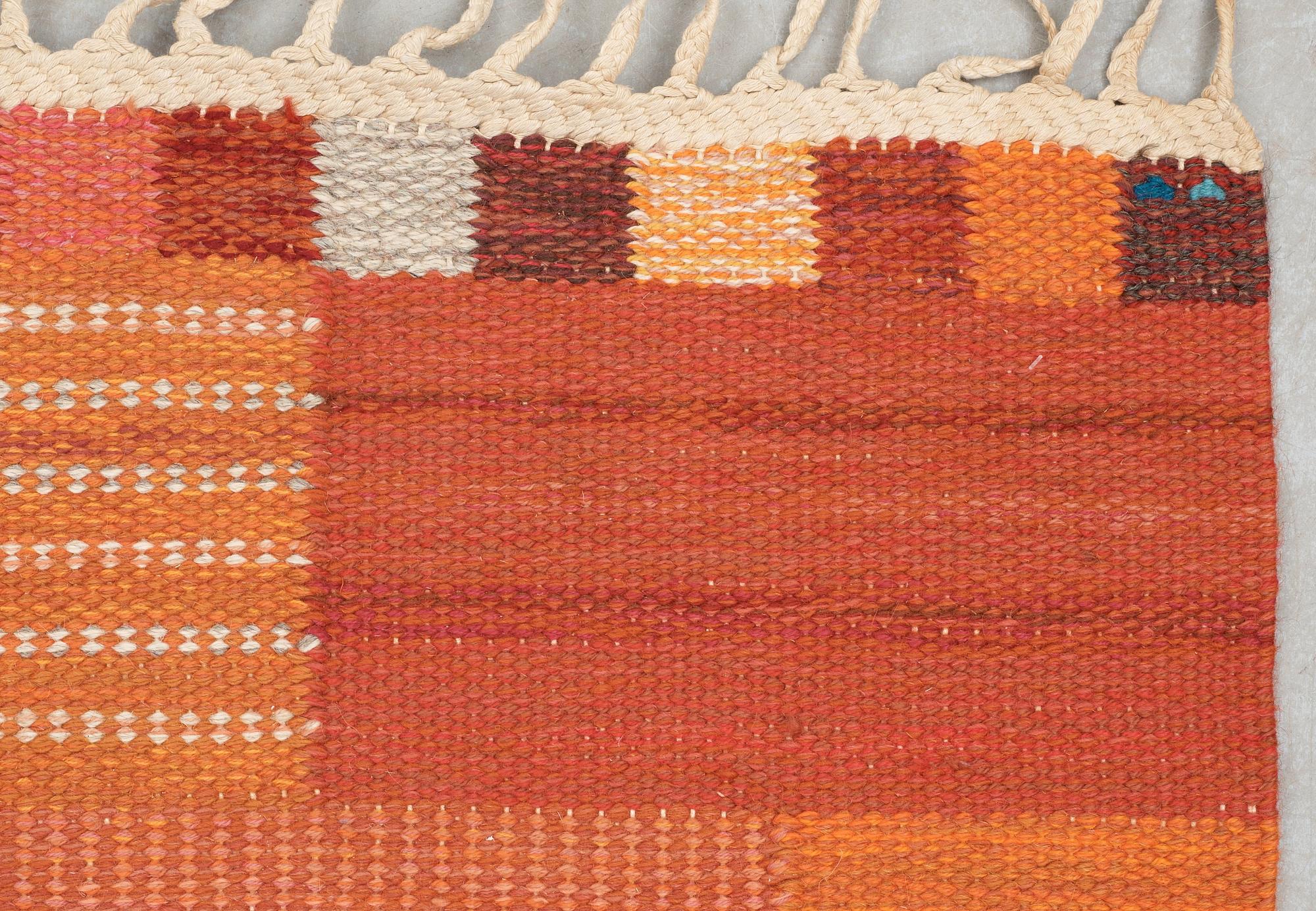 MATTA. "Fasad orange". Rölakan. 253 x 175,5 cm. Signerad AB MMF MR.