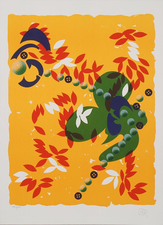 CARL FREDRIK REUTERSWÄRD, 3 st, färglitografier, signerad och numrerade 1281/1500.