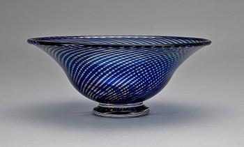 SKÅL, glas, slipgraal, Edward Hald Orrefors. Sign.