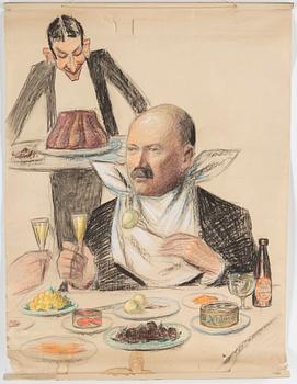 UNKNOWN  ARTIST, early 20th century, mixed media on paper.