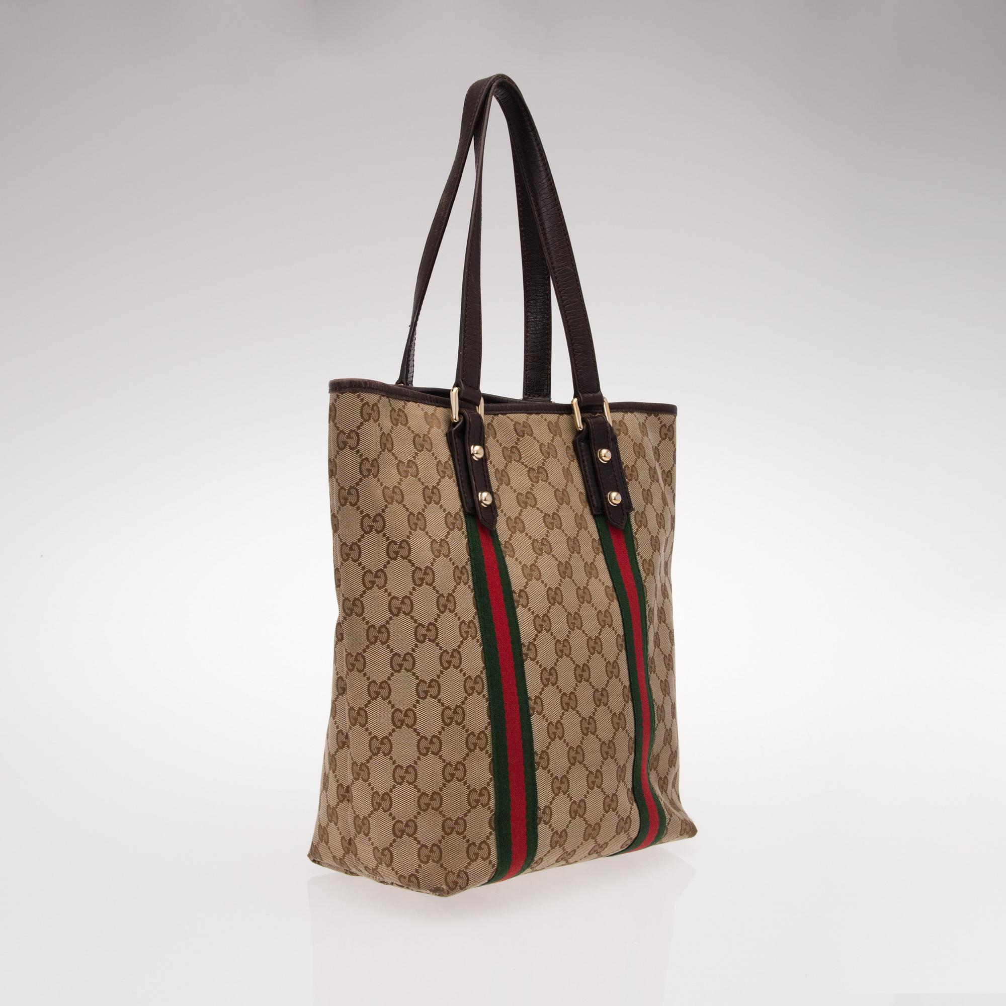Guccissima Canvas Tote Bag.