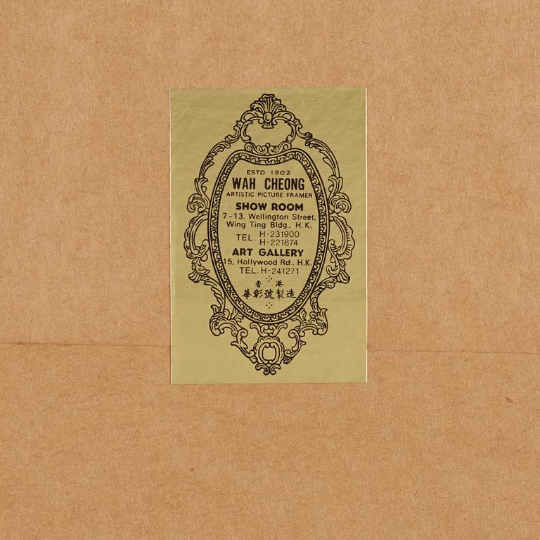 A pair of Chinese paintings, ink on paper, 19th century. Signed Chen Taichu, achieved Juren 1843.