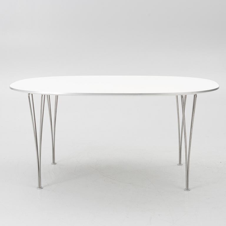 Bruno Mathsson & Piet Hein, dining table, ‘Superellips’, Fritz Hansen, Denmark, 2008.