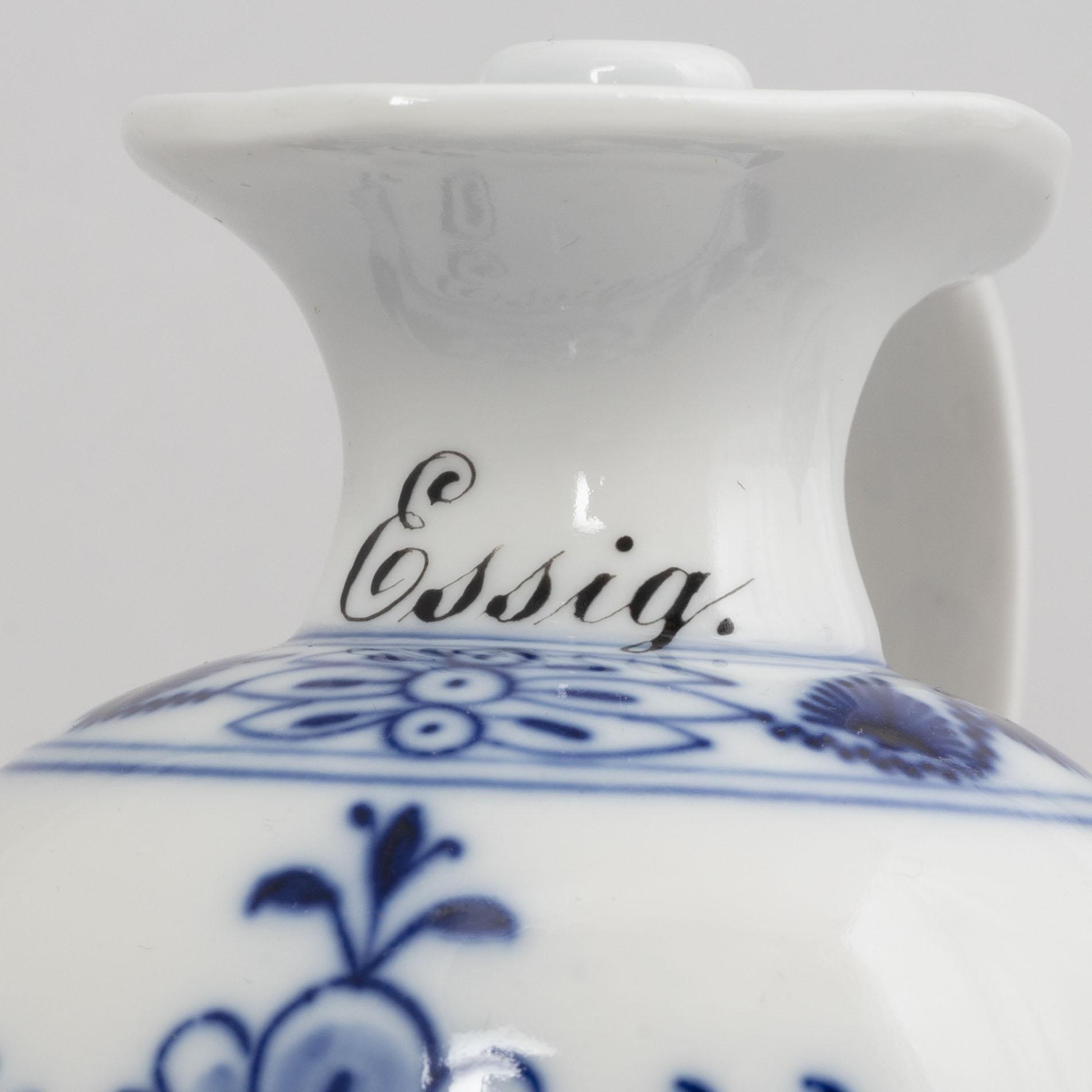 Meissen, 68 pieces of a porcelain dinner service, "Blue Onion", Germany, early 20th century.