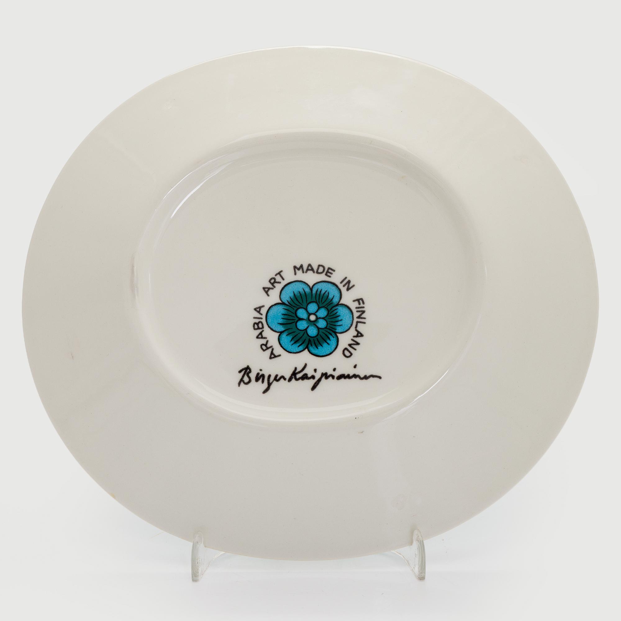 Birger Kaipiainen, fat, porslin, Arabia.