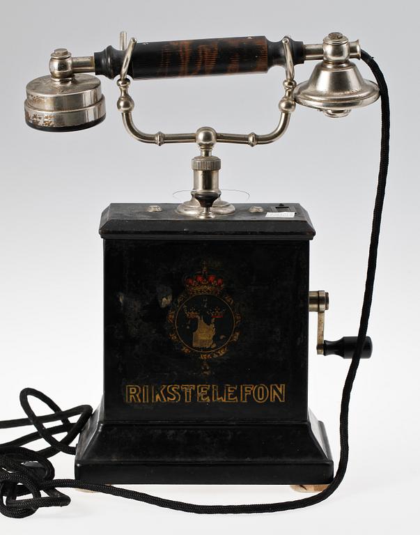 TELEFON, "Rikstelefon". 1900-talets början.