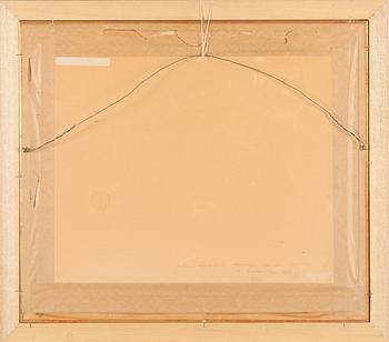 Juho Rissanen, watecolour and pencil, signed and dated 3.10.41.