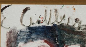 ERLAND CULLBERG, oil on camvas, signed.