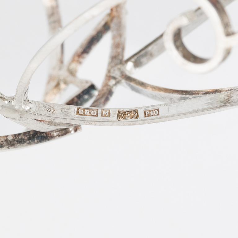 A Swedish Silver Bridal Crown, Guldsmedjan Steve Drottmar, Malmö 1989.