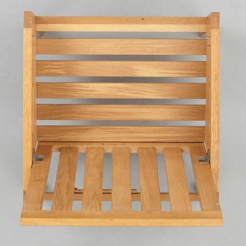 HANS J WEGNER, fällstol/bord, "GE520", Getama, Danmark, 1960-tal.
