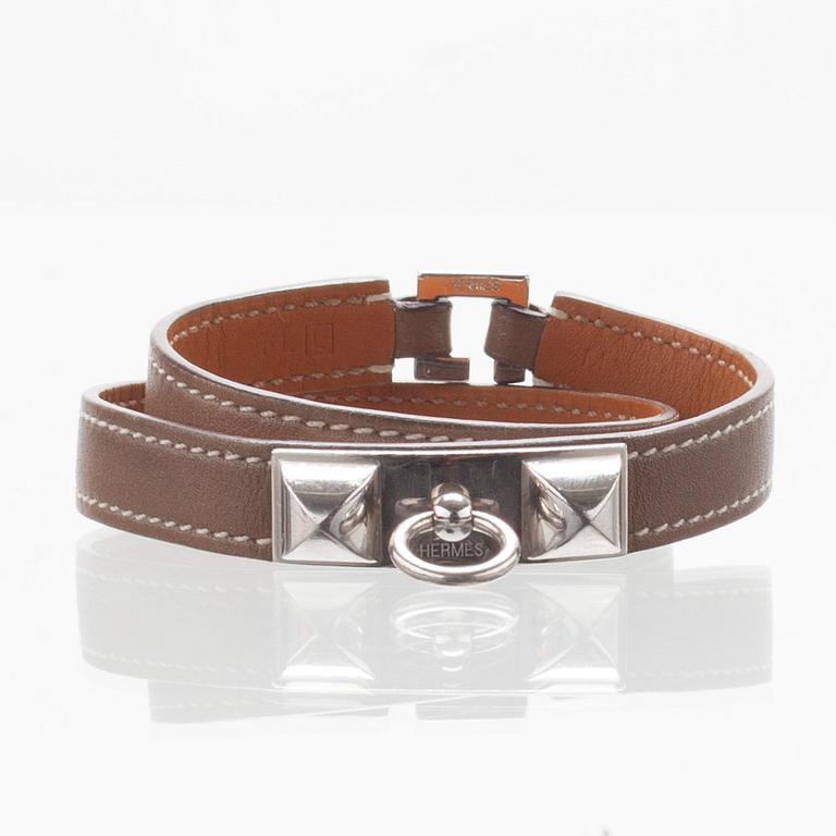ARMBAND, '"Collier De Chien - Double Wrap", Hermès.