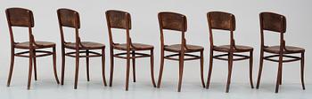 STOLAR, 6 st, Thonet, tidigt 1900-tal.