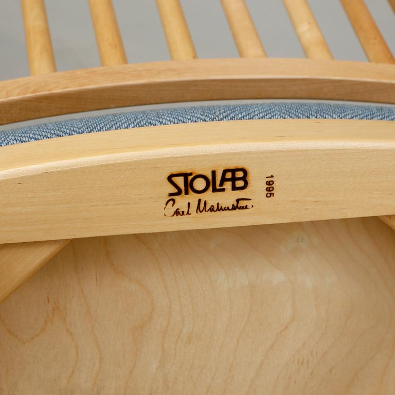 KARMSTOLAR, ett par, "Talavid", Carl Malmsten, Stolab, 1995.