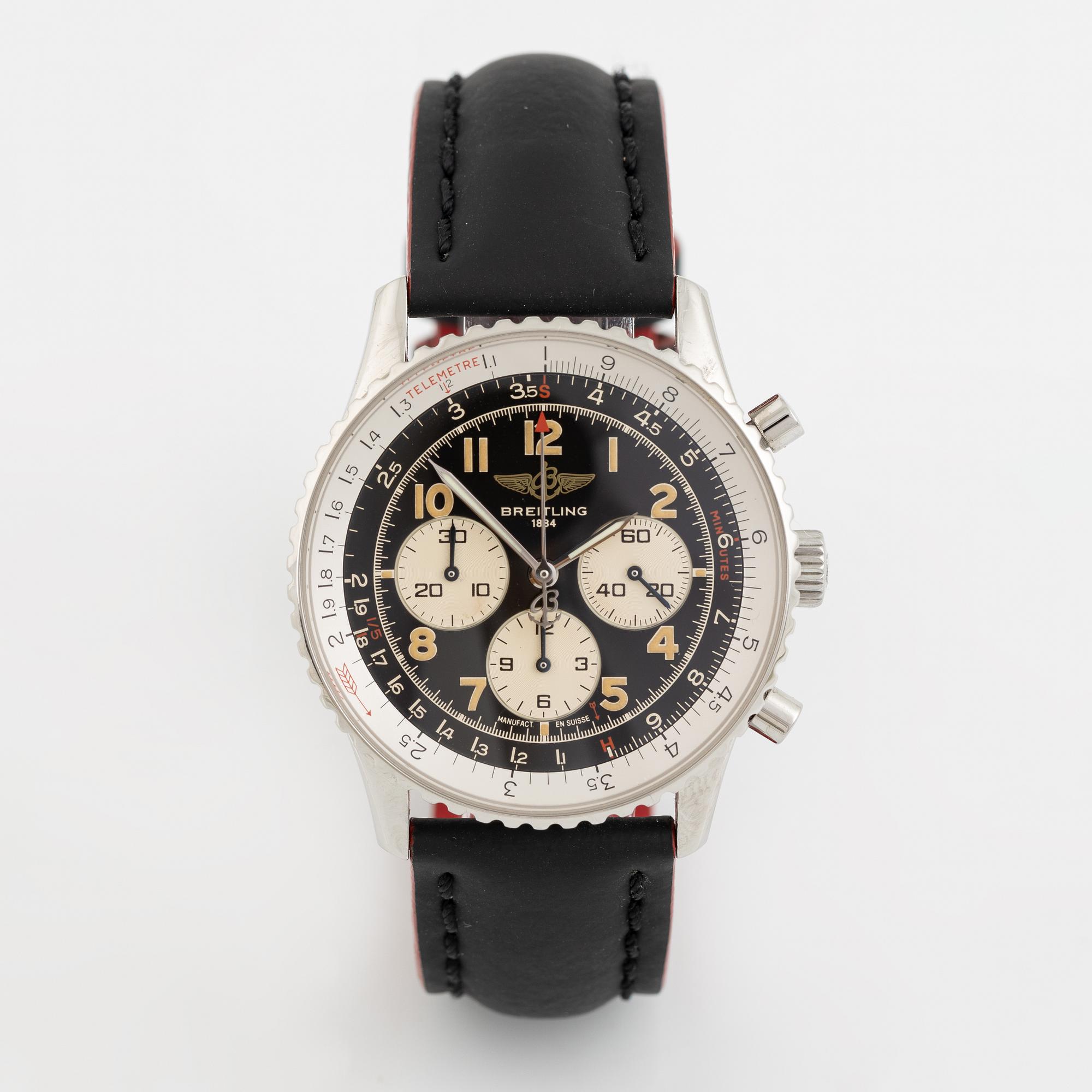 Breitling, Navitimer, 92, chronograph, wristwatch, 38 mm.