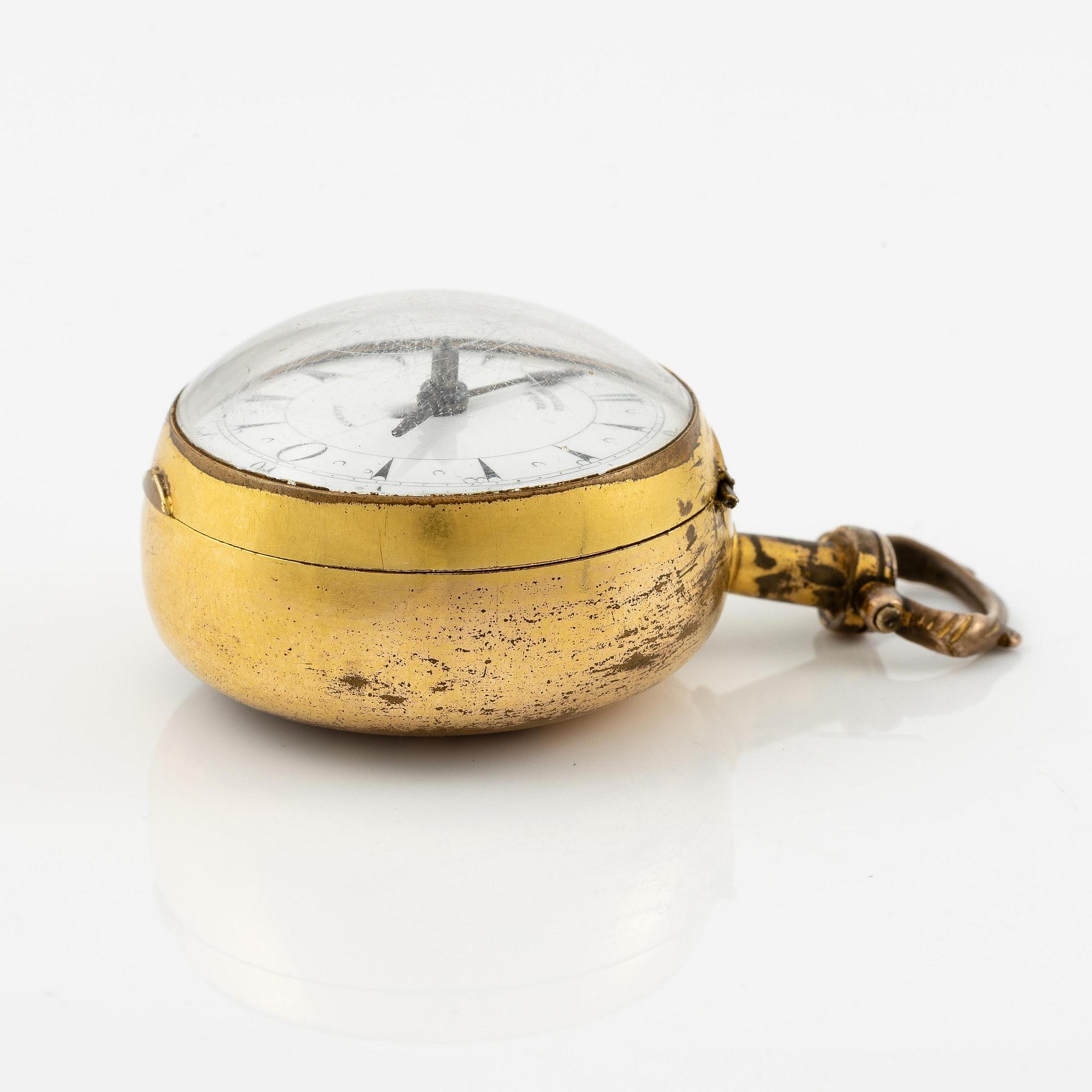 A triple-case pocket watch by Edward prior (watchmaker in London 1800-68) for the Turkish market.