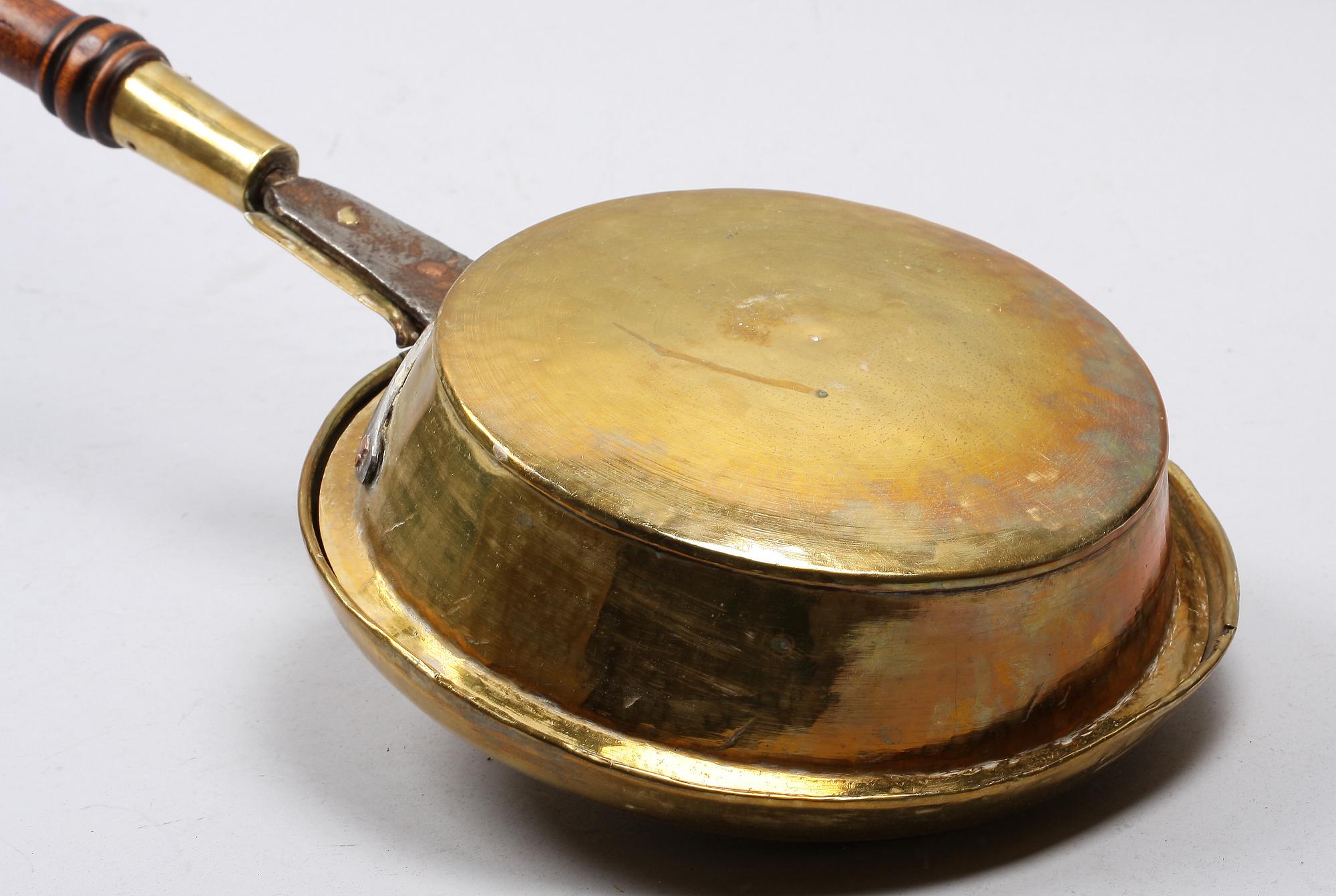 SÄNGVÄRMARE, mässing, möjligen England, 1800-tal.